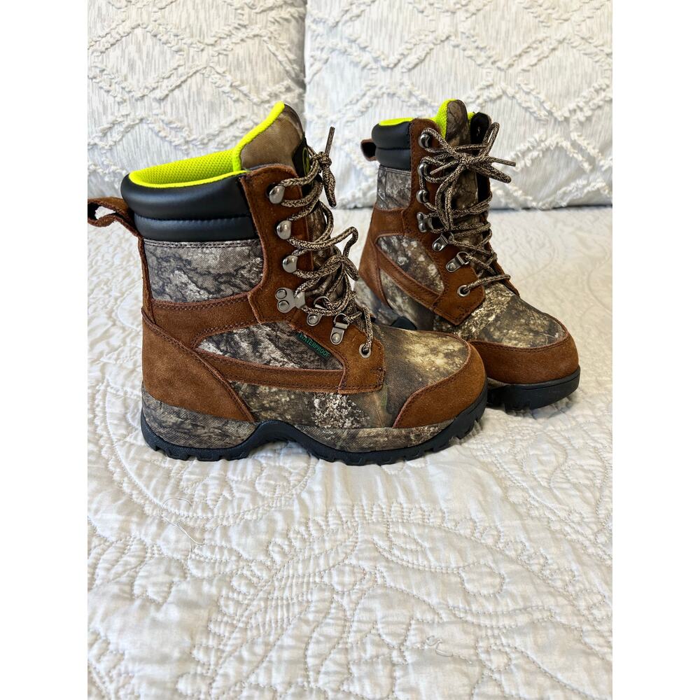 Tamarack Camo Kids' Waterproof Winter Hunting Boots Size 6